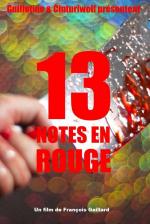 13 notes en rouge 