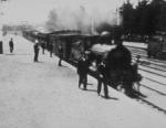 Arrivée d'un train à Melbourne